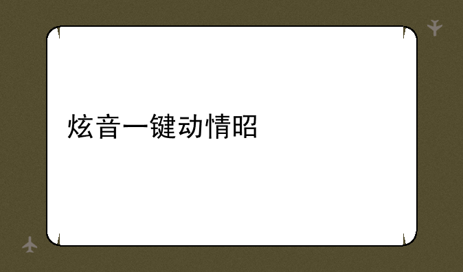 炫音一键动情是什么