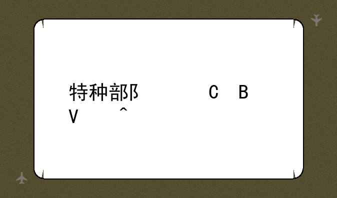 特种部队运营商问题